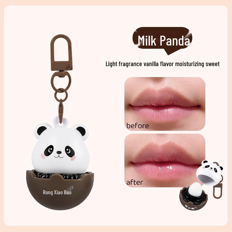Kua Xiaobao Children's Roly-Poly Moisturizing Lip Balm for Infants and Toddlers - Nourishing and Hydrating Care.