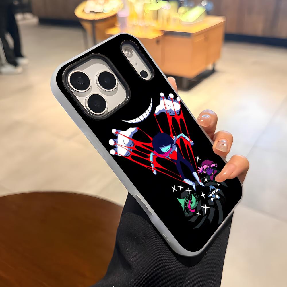 Game D-D-Deltarune Phone Case For IPhone 17 Air 16 E 15 14 Plus 13 12 11 Pro Max Jelly 2 In 1 Protective Case