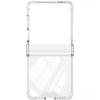 For Samsung Galaxy Z Flip 8 Z Flip 7 Transparent Shockproof Case With Hinged Protection Bumper Armor Folding Back Clear Cover