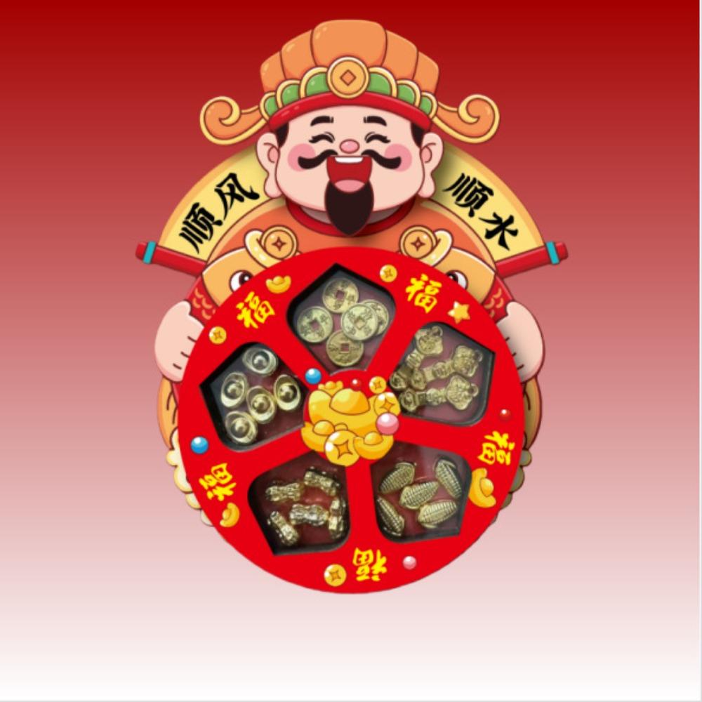 Blessings Housewarming Decorations Attracting Wealth Rotating Fridge Magnets  Refrigerator