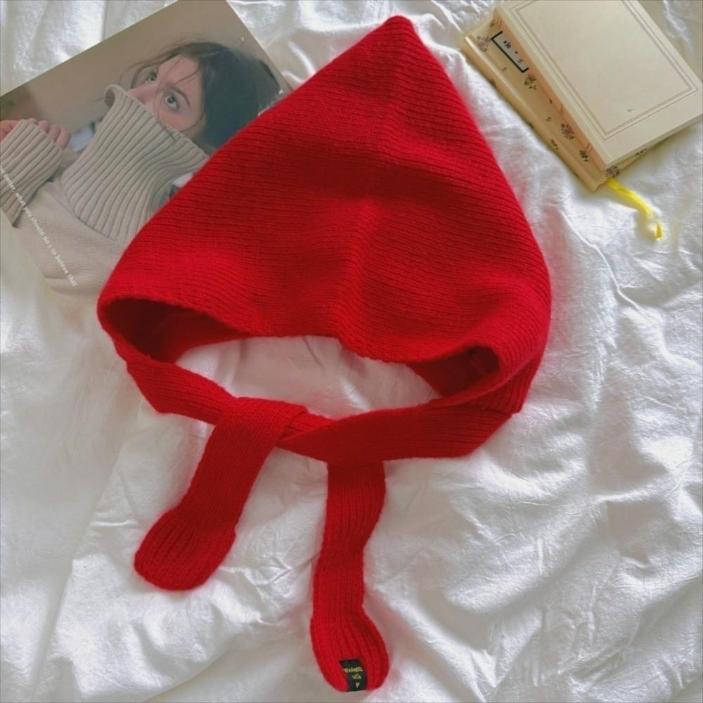 Ear Protection Balaclava Cap Korean Style Scarf Hat Vintage Coldproof Hooded Caps Girls