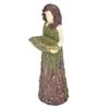 Fairy Statue Bird Feeder Resin Attractive Beautiful Goddess Statuary Bird Feeder for Outdoor