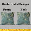 Van Gogh Almond Blossoms square Jacquard Pillow Cover for Sofa Office Waist Cushion Cover Home Decorative Pillowcase