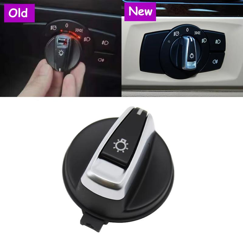 E84 E87 E88 E82 E90 E91 E92 E93 AUTO Headlamp Car Front Headlight Switch Knob Rotary Button Cover For BMW 1 3 X1 Series