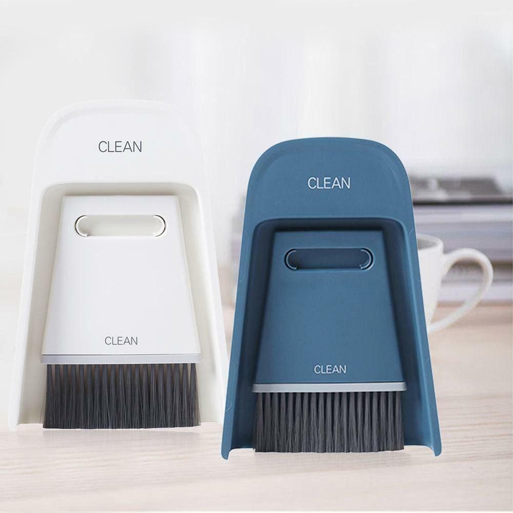 Desktop Supplies Cleaning Brush Soft Brush Keyboard Cleaning Brush Portable Broom Dustpan Set Home