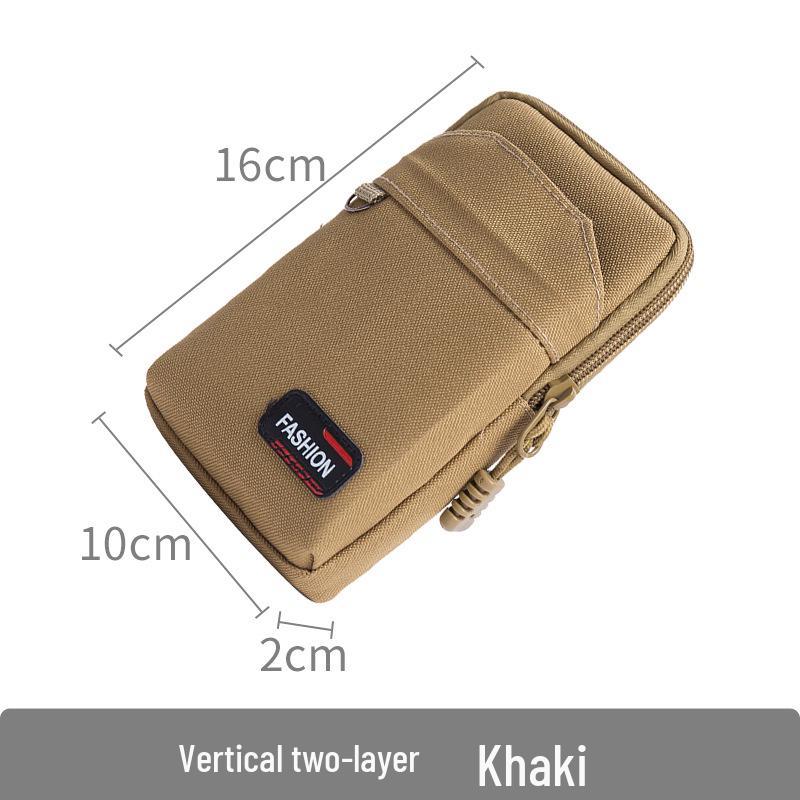 Riñonera Oxford Impermeable 2021 - Soporte para Teléfono en Cinturón para Hombre de 6.5" con Mosquetón para Correr al Aire Libre