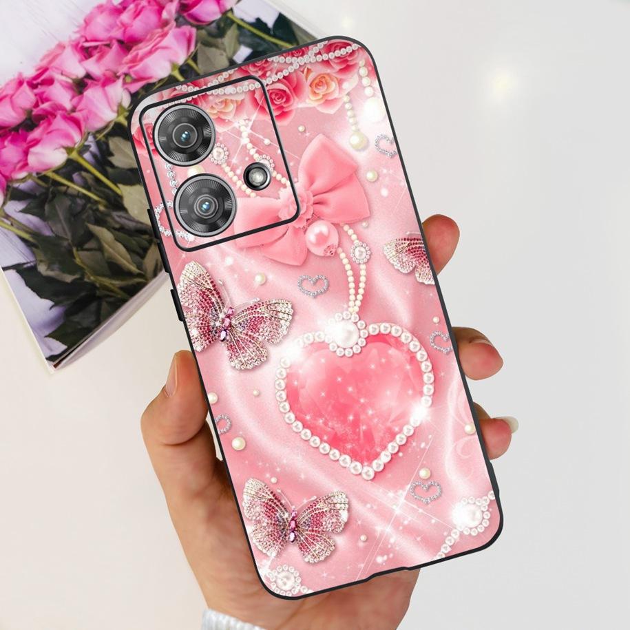 For Motorola Edge 40 Neo Case Soft Transparent Silicone Bumper Shockproof Cover For Moto Edge40 Neo Edge40Neo 5G XT2307-1 Fundas