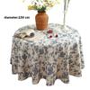 Cotton Small Round Table Cloth Blue 150/120/140*140/140*180/140*200 CM Table Cloth Circle/Square Vintage Blue Tea Several Covers