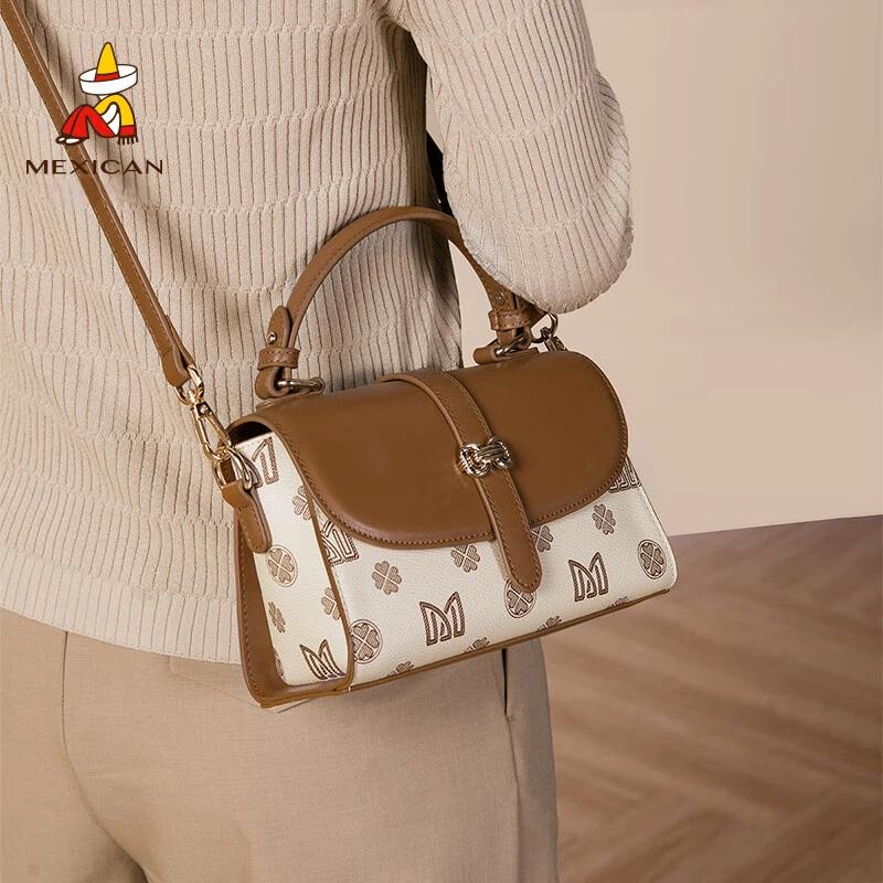 MEXICAN Women's Handbag, 2025 New Light Luxury Versatile Shoulder Crossbody Bag, Mommy Tote Bag, Birthday Gift for Mom