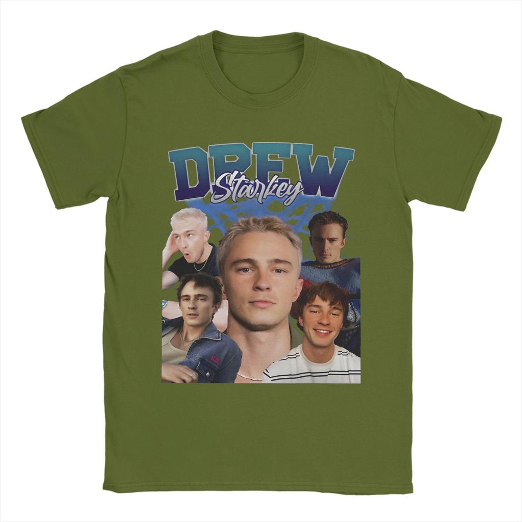 T-shirt Drew Starkey Estate Hip Hop T-shirt Unisex Puro Cotone Girocollo 4xl 5xl 6xl Top Divertenti Manica Corta