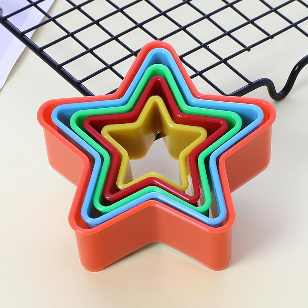 Random Color Shape Gingerbread Cookie Cutter Mold Cake Baking Frame Tools Pastry Accessories Christmas Decorations Kitchenware