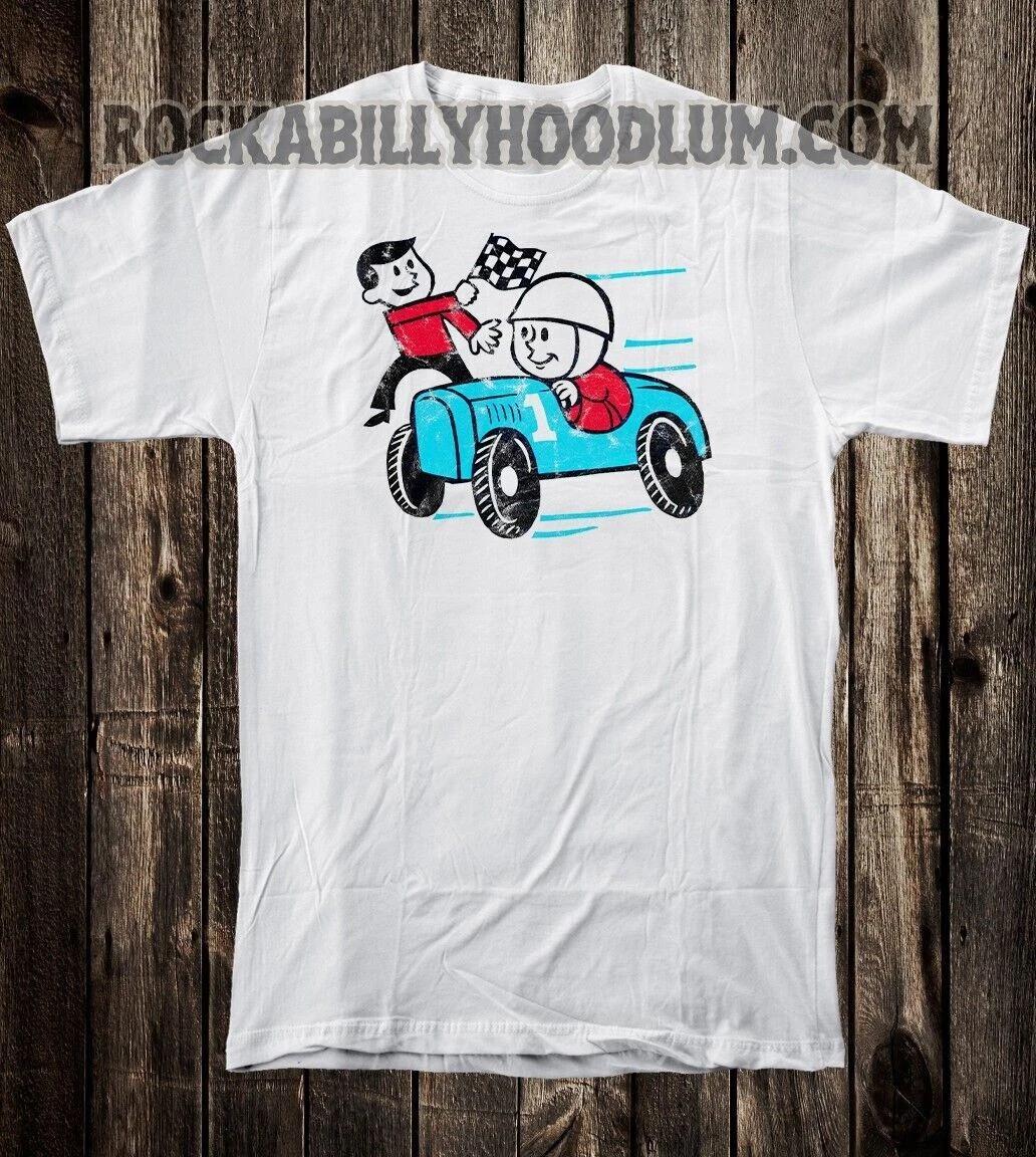 Retro Hot Rod Tee T Shirt Drag Race Racing Speed Shop Hot Rod Guys Nostalgia M