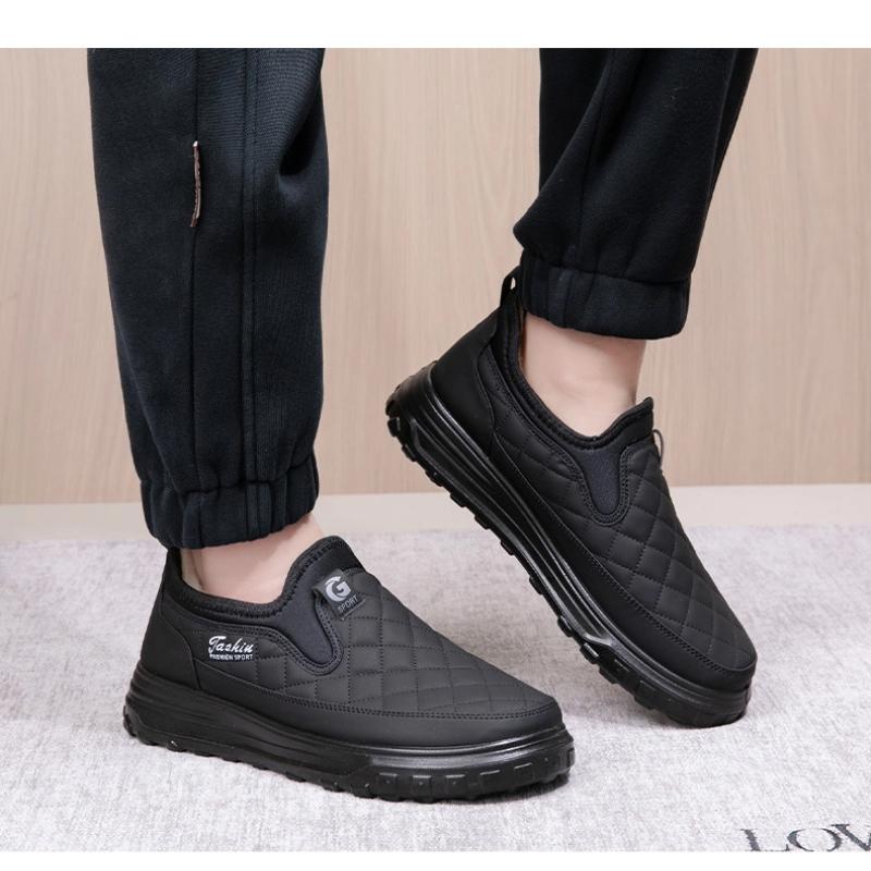 Pánské bavlněné boty 2025 Nové zimní plyšové teplé nepromokavé pohodlné sněhule Odolné proti opotřebení Ležérní bavlněné boty odolné proti chladu