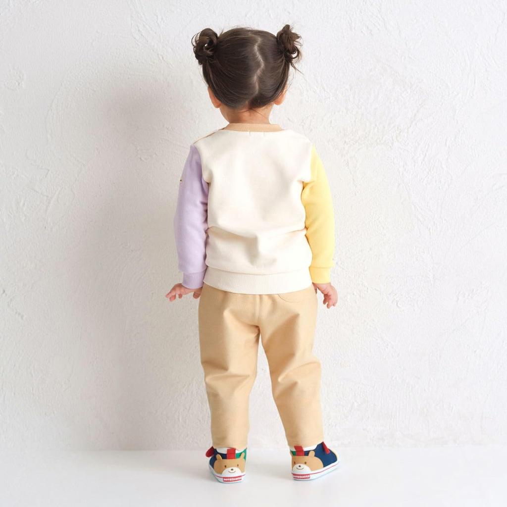 MIKIHOUSE HOT BISCUITS Sweatshirt for Boys and Girls, Baby, Kids, 80cm, Ivory, 70-5602-688