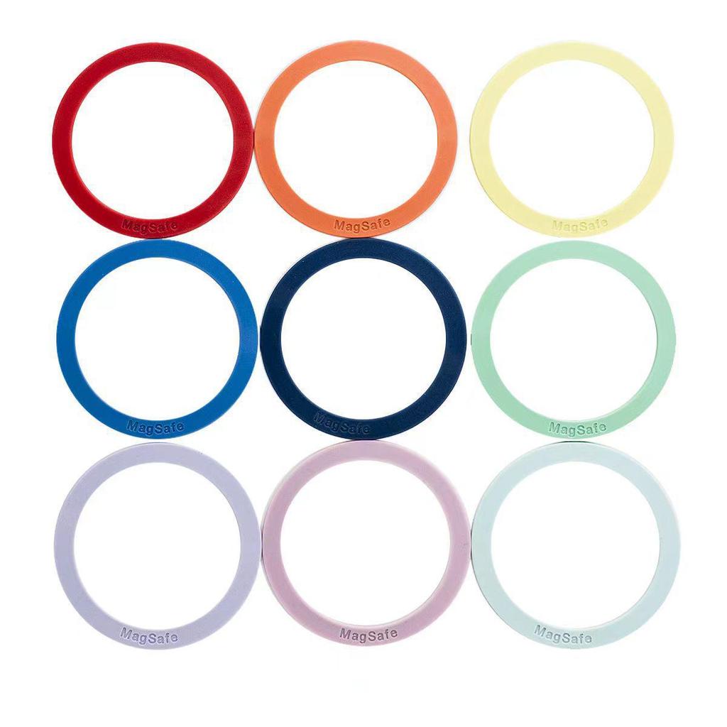Silicone Magnetic Sheet with Magsafe Wireless Charging Ring for Phone Cases
