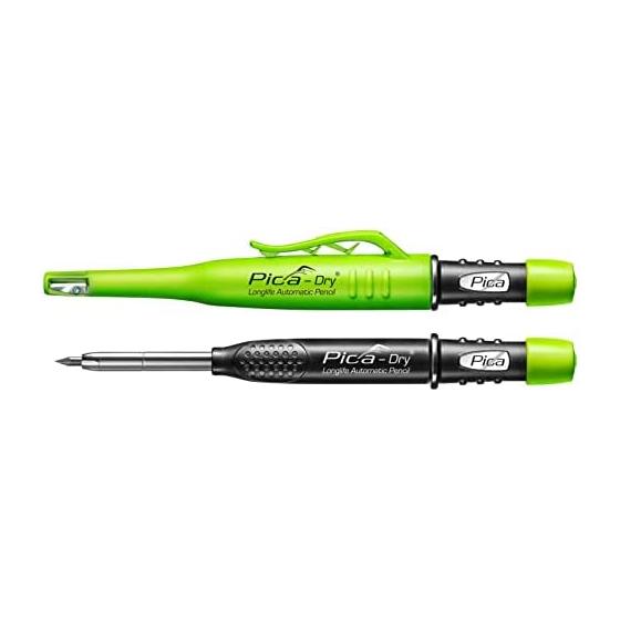 PicaMarker "Fine Dry" Architectural Pencil, 0.9mm Round Tip, Black HB 7070; "Dry" Architectural Pencil, 2.8mm Round Tip, Black 2B 3030