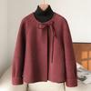 Double-sided Fleece Wool Coat Women's Short Spring and Autumn New High-end Woolen Coat Women's Small