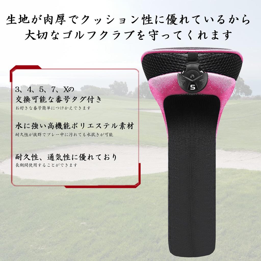 Golf Head Cover Golf Club Head Cover Single Item/3 Piece/4