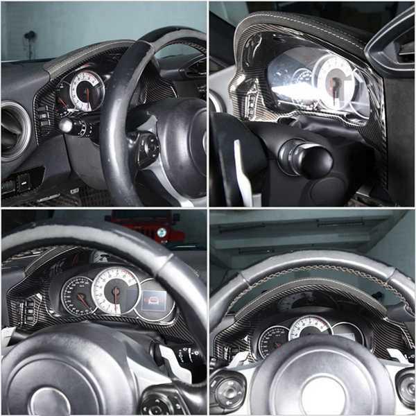 Trockene Kohlefaser-Armaturenbrettverkleidung für 12-21 Toyota Subaru 86/BRZ