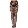 Plus Size Women Sexy Rhinestone Decorated Footed Fishnet Intimate Hosiery