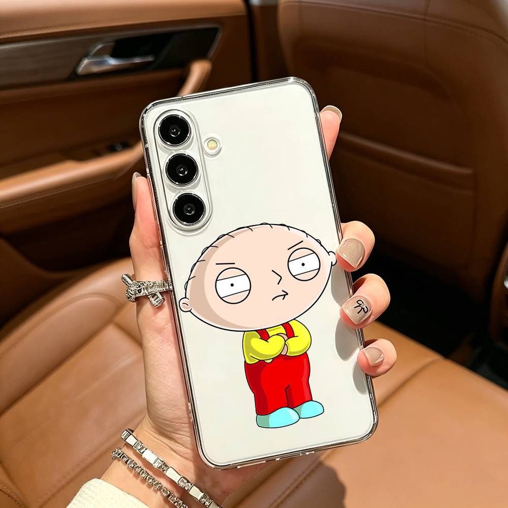 CUTE S-Stewie G-Griffin SG Phone Case For Samsung Galaxy A71,A70,A52,A51,A40,A30 Transparent Cover