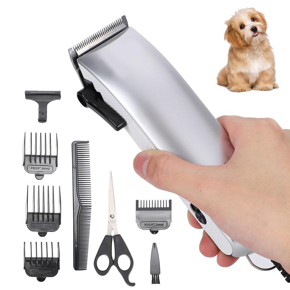Profesjonell elektrisk kjæledyrhårklipper Hund Kattehårtrimmer Stelleverktøy EU-plugg 220V