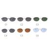 Trendy Retro Metal Oval Sunglasses for Women Men Brand Designer 90s Fashion Vintage Round Sun Glasses Classic Green Shades S9535