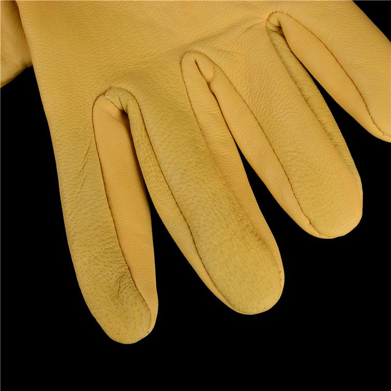 Goatskin Protective Bee Keeping Vented Long Sleeves Beekeeping Gloves