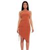 Missy Empire Womens/Ladies Ruched One Shoulder Midi Dress