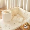 Double-sided Crib Rails, Soft Cotton Anti-collision Pillow, with Removable Pillowcase.