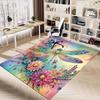 1PC Dragonfly Flowers Carpet Ultra Soft, Thick & Absorbent, Non Slip Machine Washable Mat for Entryway