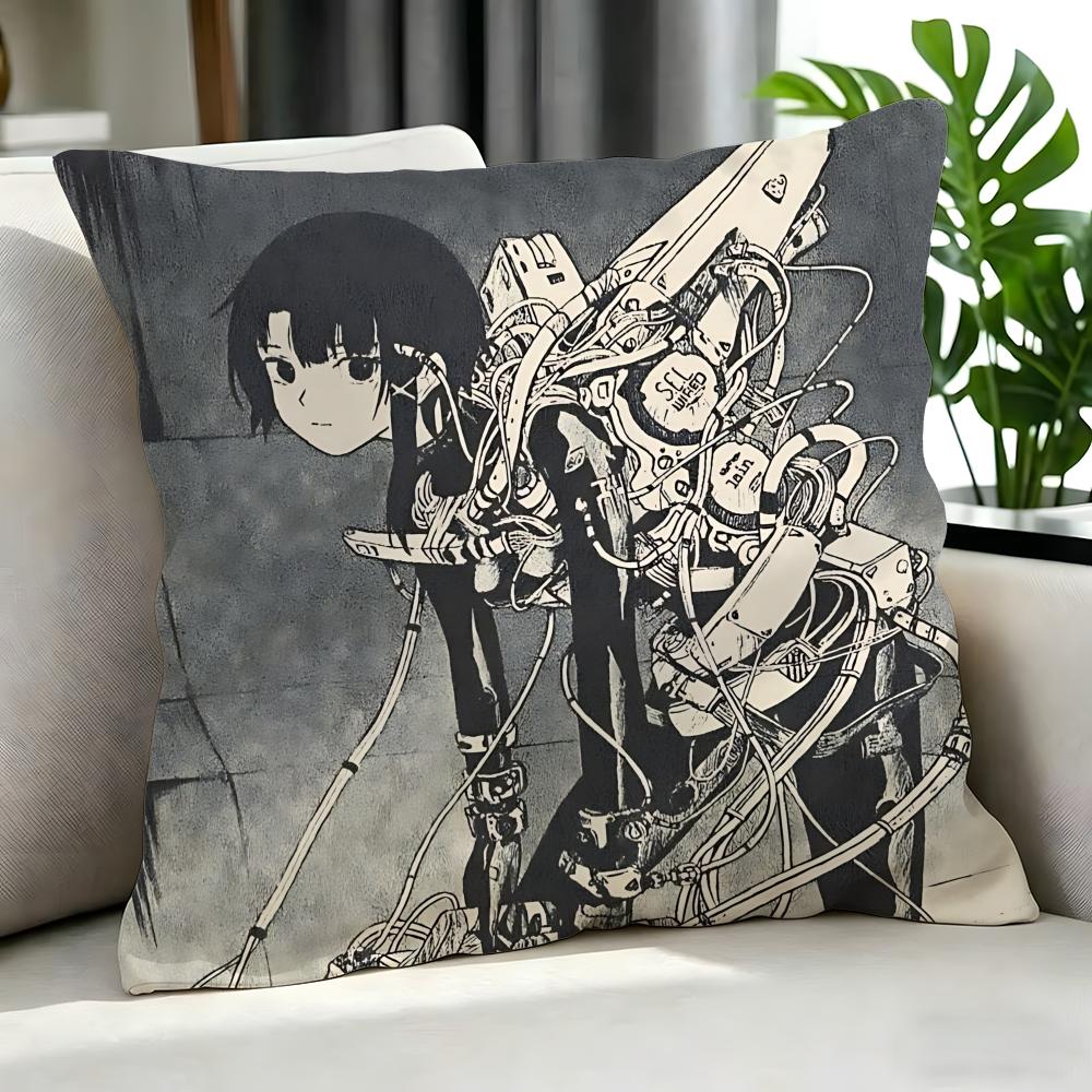 Anime Serial Experiments Lain Cushion Cover Cushion Cover Set Pcs X X X Pillowcase Decorative Sofa Home Decor