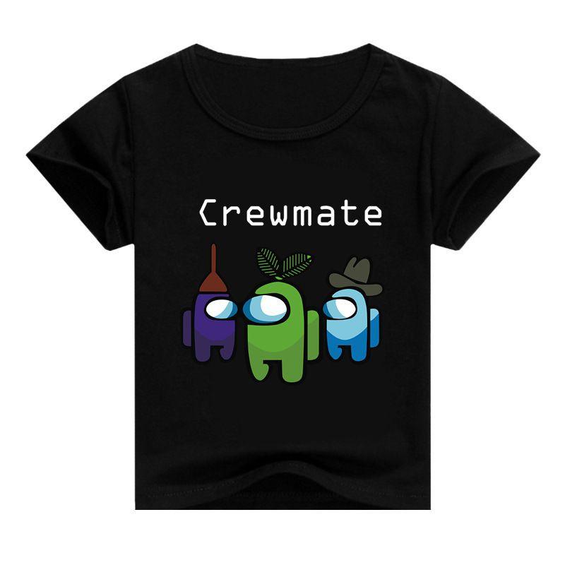 T-Shirt Spiel Betrüger Crewmitglied Jungen Mädchen Rundhals T-Shirt Kinder