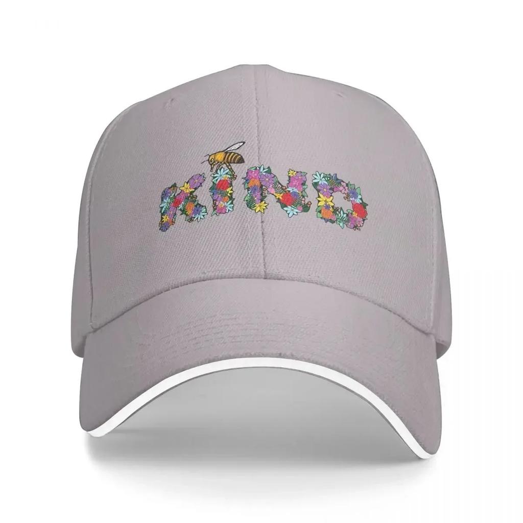 New Bee Kind Cap Fashion Casual Baseball Caps Adjustable Hat Hip Hop Summer Unisex Baseball Hats Customizable Polychromatic