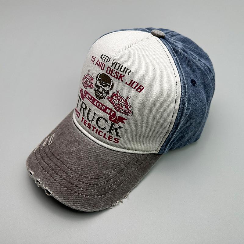 Motorcycle Sunshade Men Women Baseball Hats Cotton American Style Retro Contrasting Colors Fashion Snapback Caps Versatile New