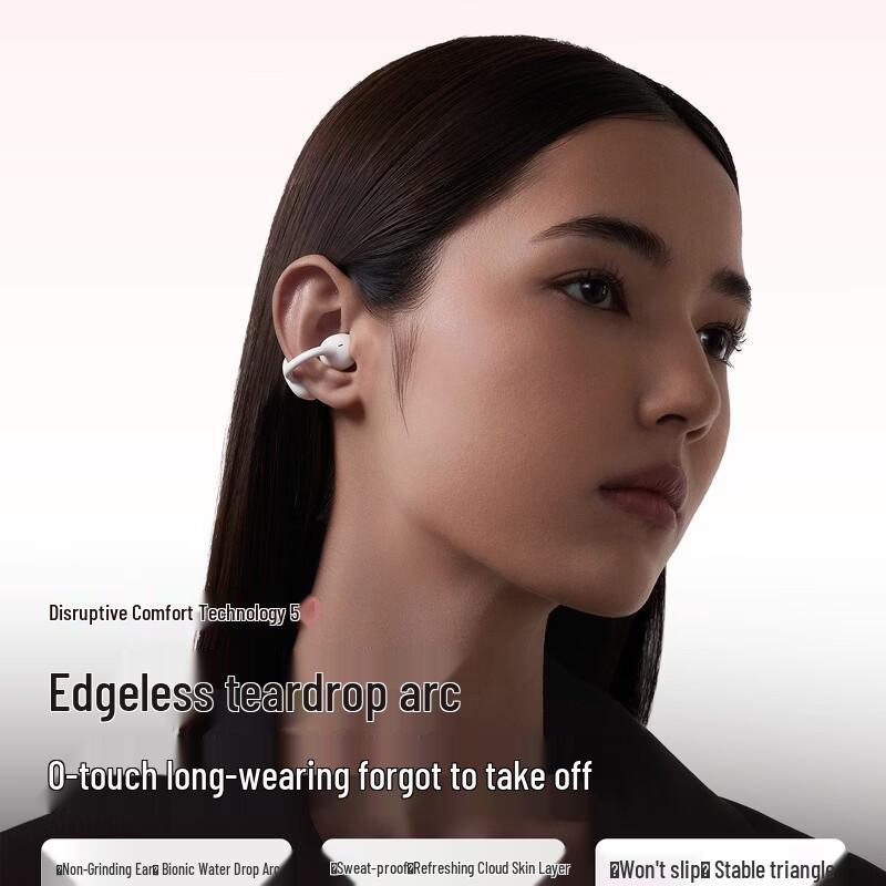SANAG F30 AI Translation Ear-Clip Bluetooth Earbuds