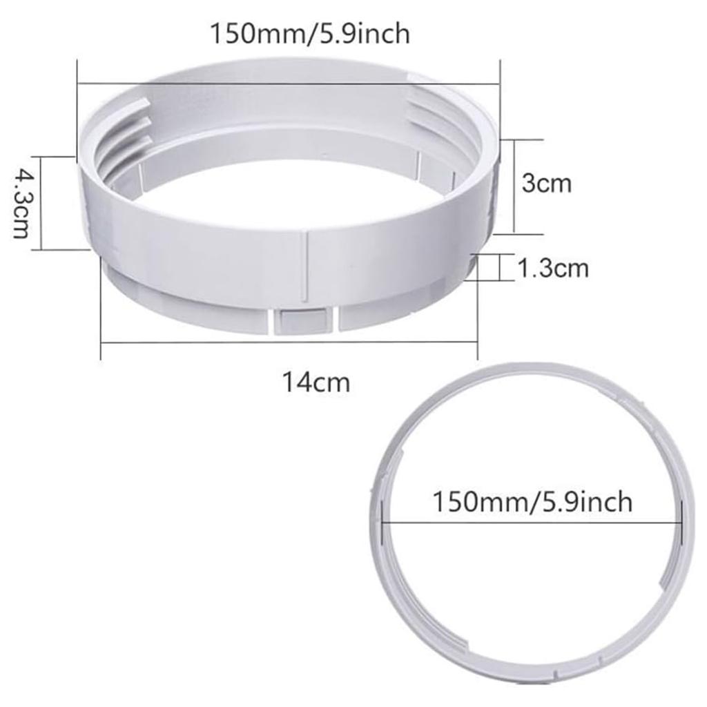 Furtun Aer Condiționat Cuplaj Evacuare Furtun Conector Tub Convertoare Direcție Filet Interfață Tub Evacuare Diametru 15cm