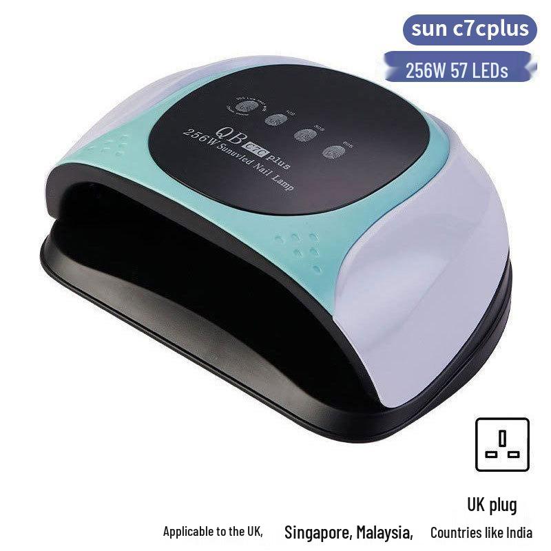Dazzling 256W LED Nail Curing Lamp, Quick Dry Gel Lamp for Salon Use