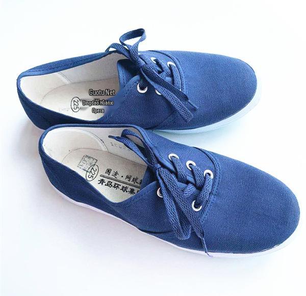 Teniși albi pentru copii cu talpă verde - Pantofi sport din pânză, confortabili și eleganți