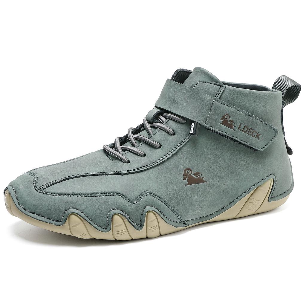 Men Casual Boots Leather Men Shoes Luxury Brand High Quality Ankle Boots Waterproof Winter Sport Shoes for Men Motorcycle Boots