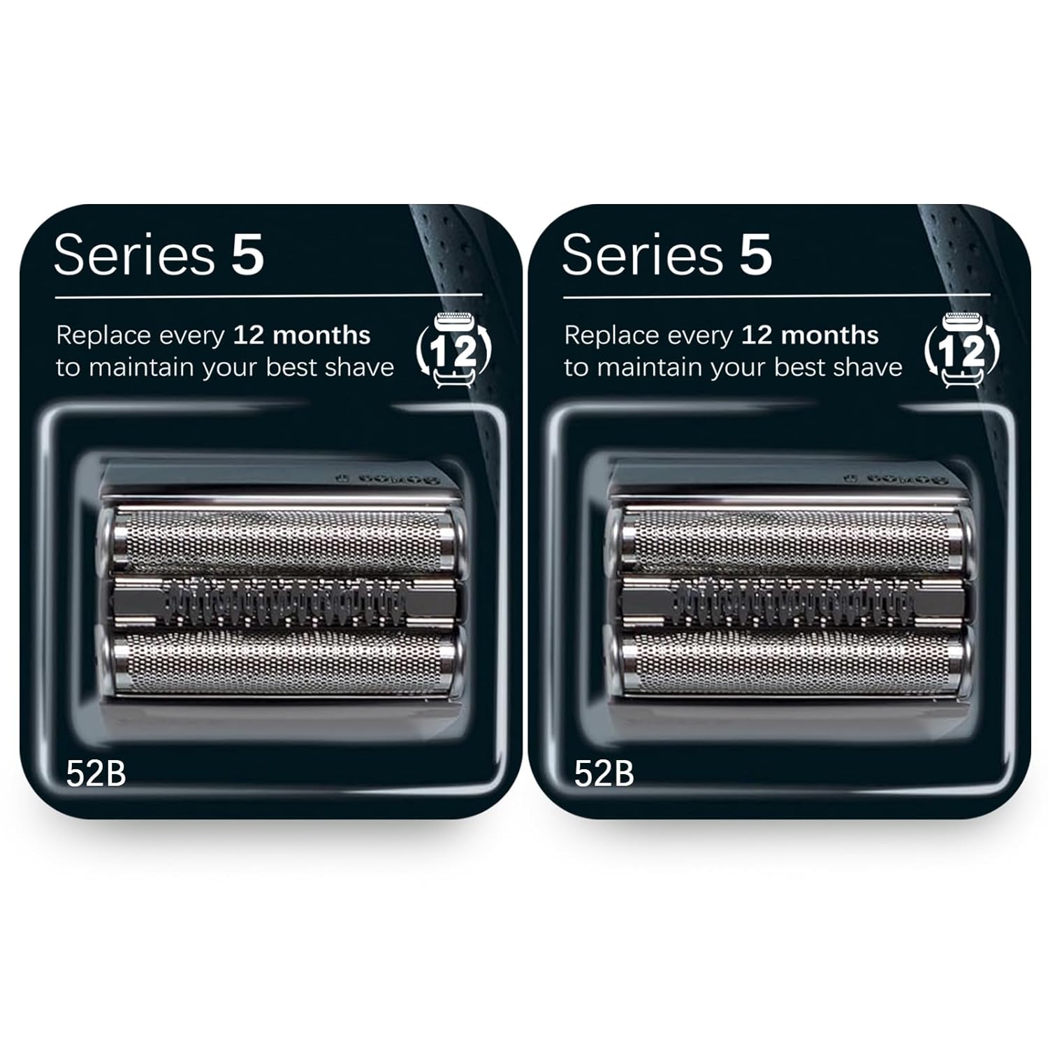 Серия 5, 2P 52B Сменная головка Лезвия Кассета с сеткой Подходит для Braun Series 5, 52B Головка электробритвы Часть бритвы Сетка и режущие лезвия