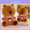 Hoodie Plush Capybara Toy Cute Cartoon Girl Child Sleeping Companion Gift Doll
