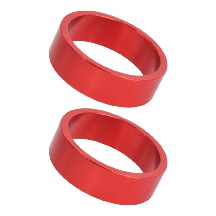 2Pcs Aluminum Alloy Headset Spacer Replacement Road Bike Stem Washer Bicycles Handlebar Stem Rise Up Adjust Washers