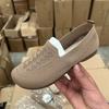 Spring and Summer New Fashion Casual Mesh Fly-woven Breathable Doudou Shoes Hollow Shallow Mouth Flat Bottom Single Shoes Women