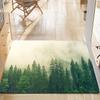 1PC Forest Kitchen Rugs Non-Slip Home Door Mats Pop design Bathroom Rugs Bath Mat Carpet for Home Sink Laundry Decor