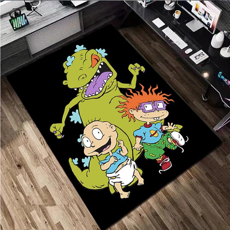 Monster Friends Carpet Office Decorative Carpet For Living Room Bedroom Door Mat Floor Rug Computer Chair Area Rug Perfect Holiday Gift