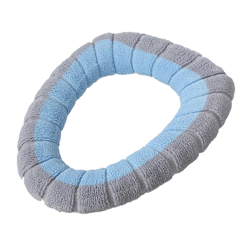 O-shaped Toilet Pad Toilet Cover Plush Winter Warm Universal Toilet Cover Cushion