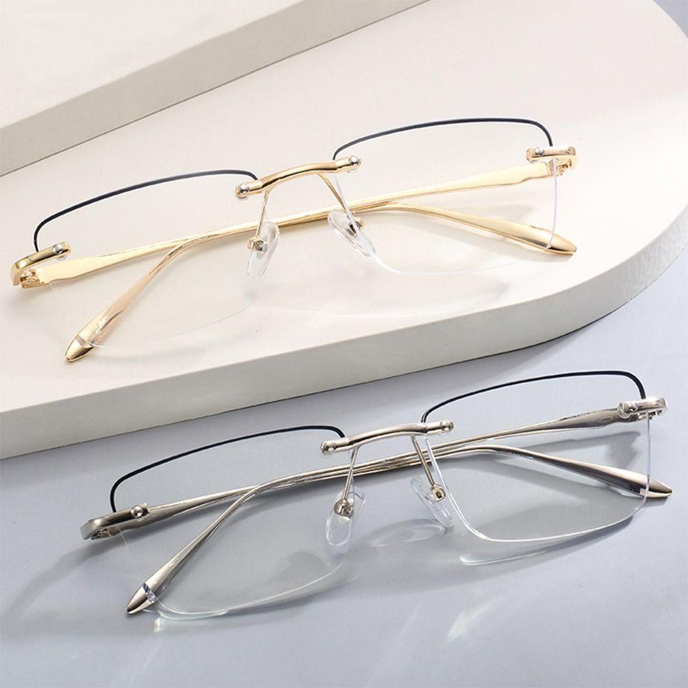 

Fashion Hinge Frame Eye Protection Ultra Light Glasses Anti-Blue Light Reading Glasses