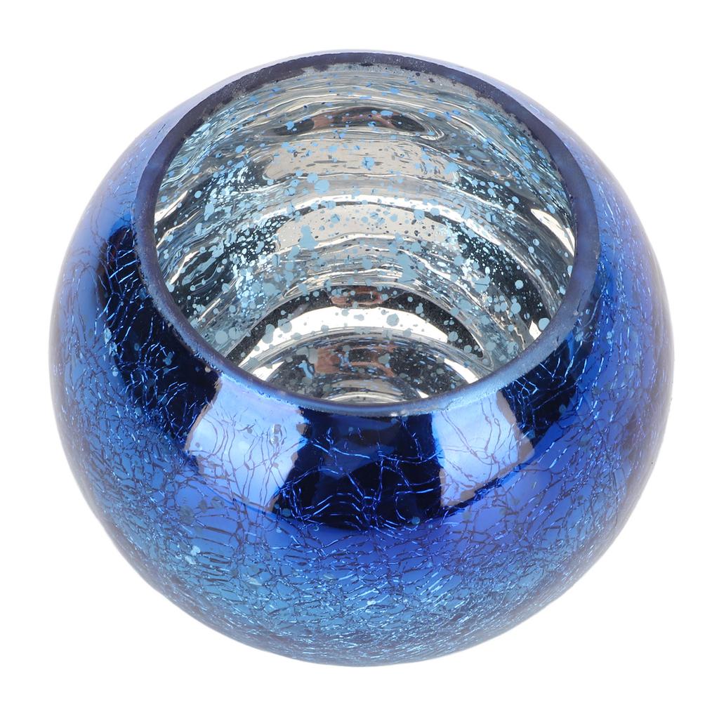 Tea Light Holder Warm Romantic Glass Attractive Decorative Handcrafted Textures Table Centerpiece Decor