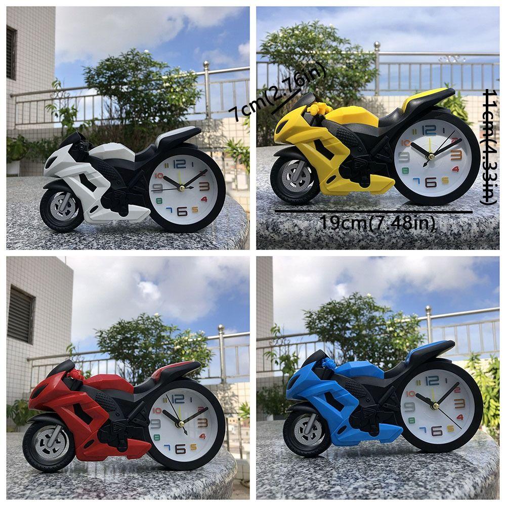 Retro Desktop Alarm Clock Motorcycle-themed Bedhead Alarm Clock Creative Desktop Clock  Birthday